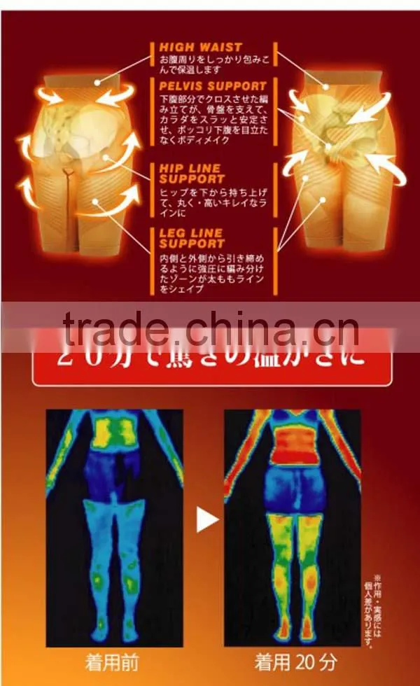 Shape Zone Photoelectron Hot & Shape Pelvis Girdle Beige L-LL heat shaper Japan Made
