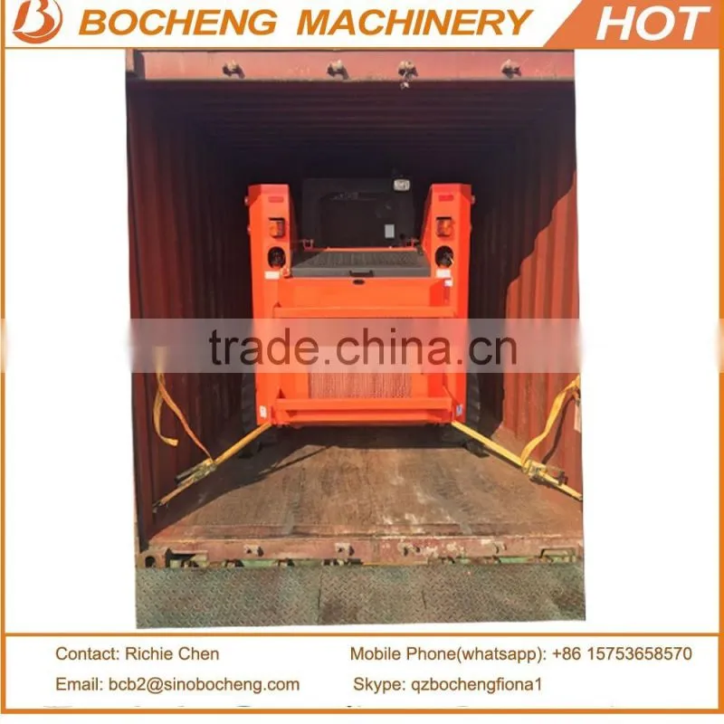 China WECAN 650KG Skid Steer Loader with 100HP Engine
