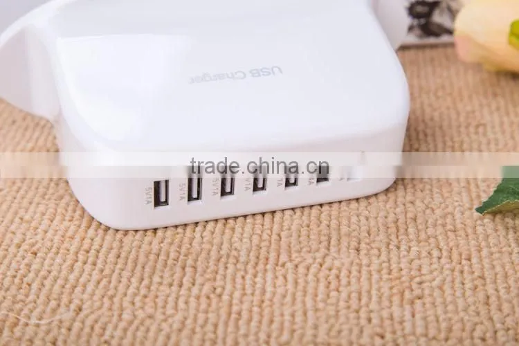 Hot sales 7 Ports USB Portable Socket for UK ,AU, US standard