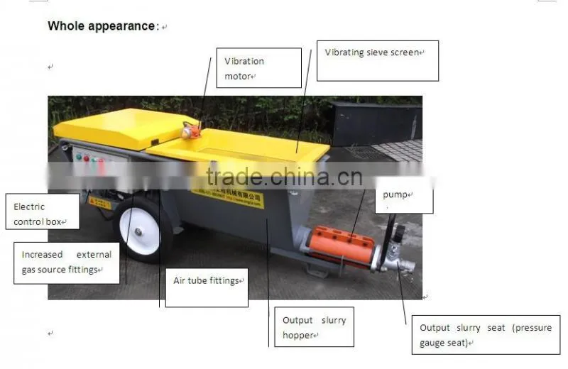 Newest model! JP70-P small plastering machine with compressor Germany