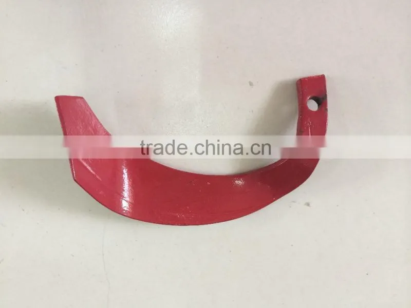 Tractor parts Power tiller blade for hot sales in 2016