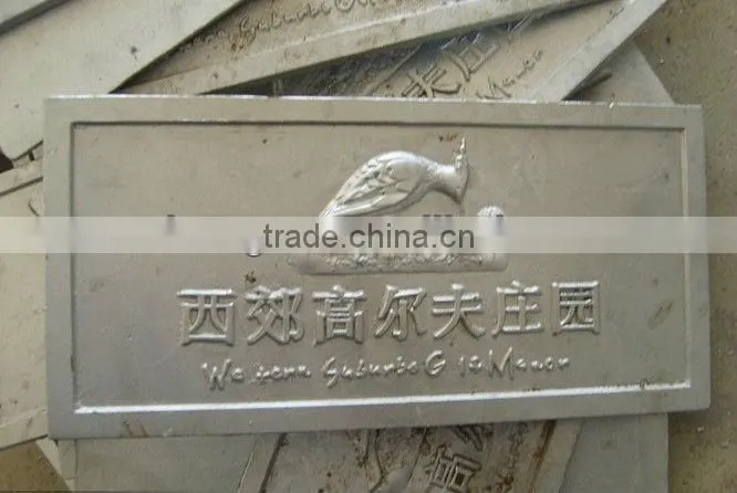 beautiful road signboard aluminum sign