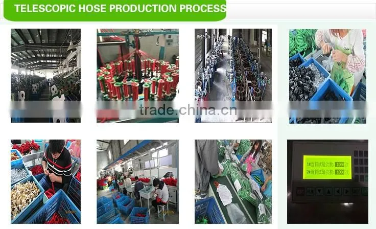 China suppliers brass fitting expandable bungee garden hose pipe