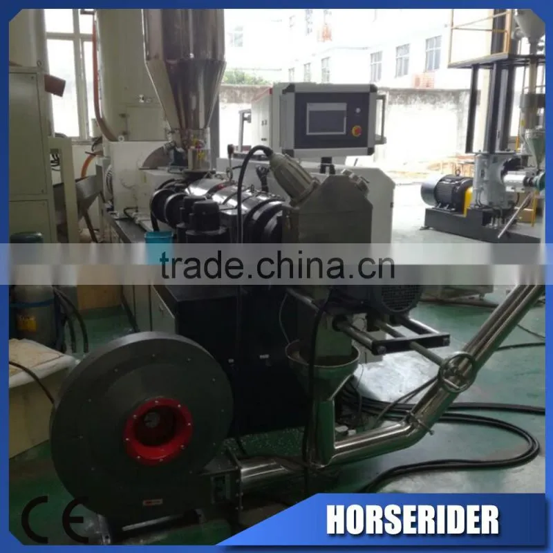 Die face cutting PVC recycling pelletizing machine for sale