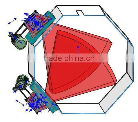 QR3710S all around shot blasting machine