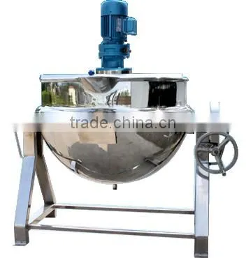 Electricity jacket boiler with mixer