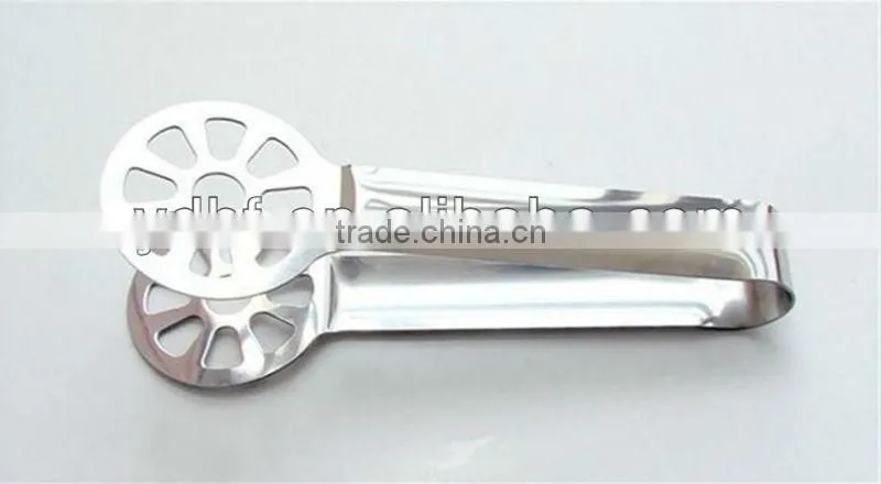 HF 269 stainless steel tongs for fish, metal kitchen tongs
