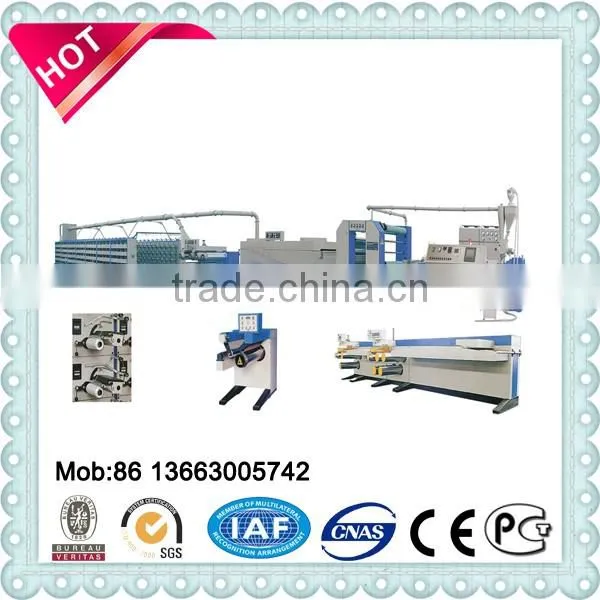 pvc single wall corrugated pipe making machine flat yarn making machine for woven bag production line