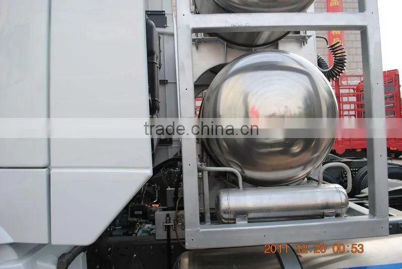 300-380hp Howo CNG(LNG) tractor truck