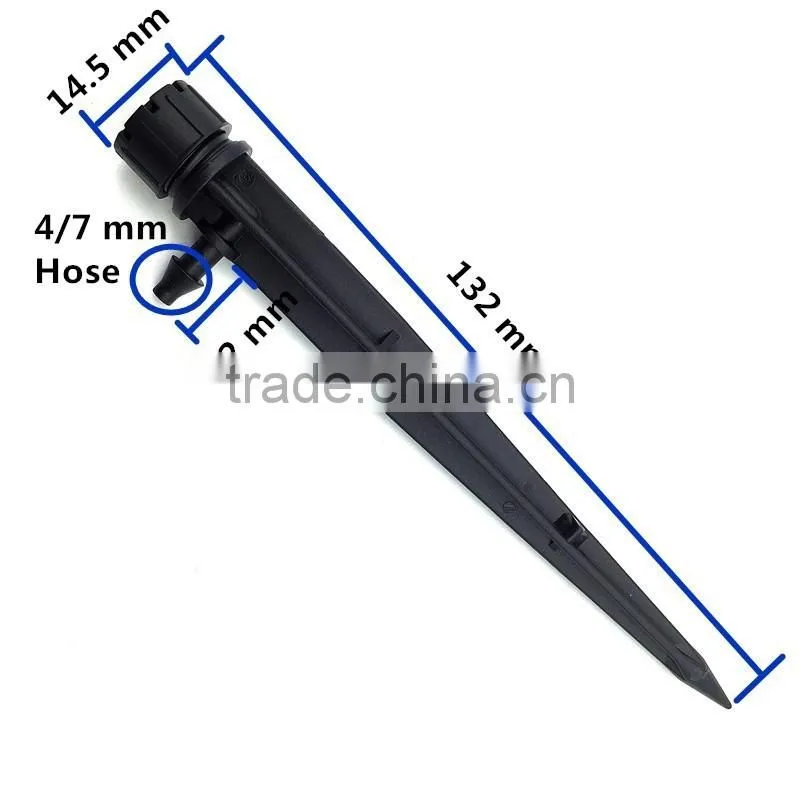 half circle adjustable bubbler dripper greenhouse pot irrigation system for agricultural