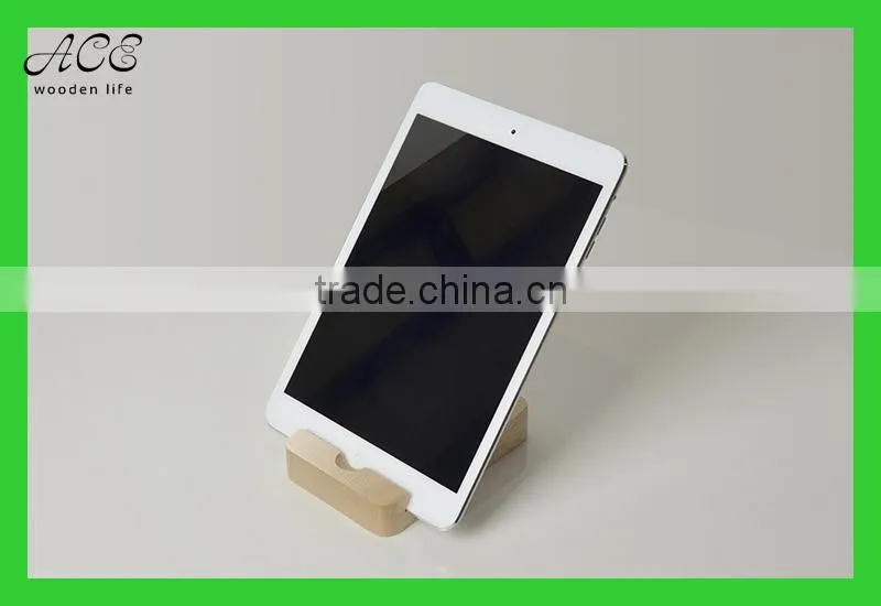 Wooden phone/tablet holder