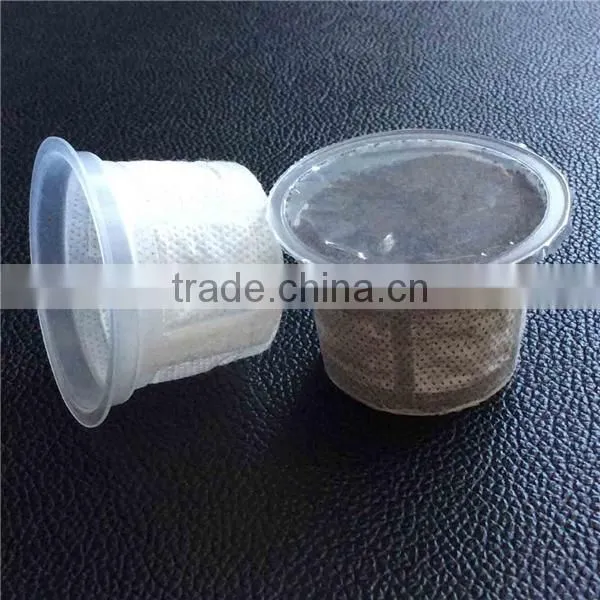 Factory hotsale empty k-cup coffee capsule with filter