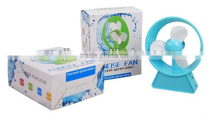 supply fashion USB battery dual-purpose clover mini fan