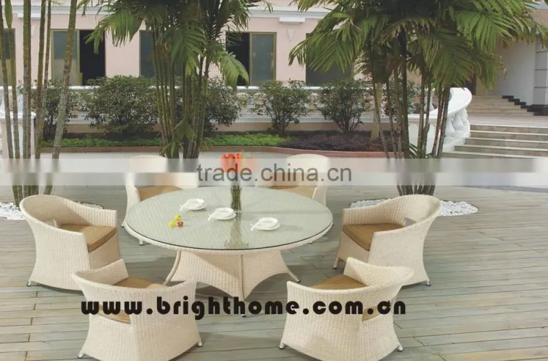 Plastic Pool Glass Dining Table