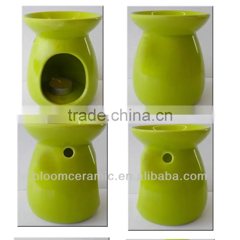 Green custom candle stove