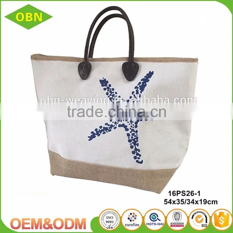 Wholesale cheap canvas tote beach bag for women