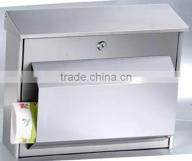 selling home stainless steel mailbox with master key