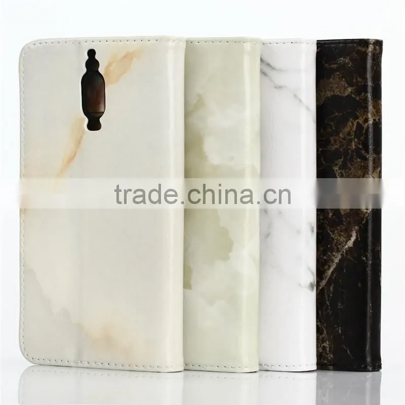 Noble design high quality marble PU card bumper/pocket cell phone case for Huawei