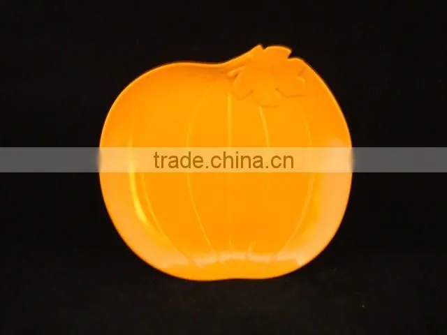Polygon shape melamine cake plate