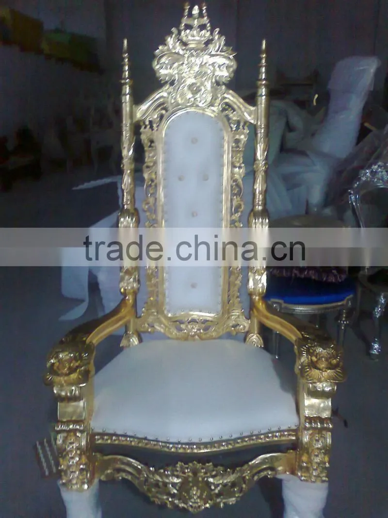 MD-0029-01 Baroque king size high back throne chair