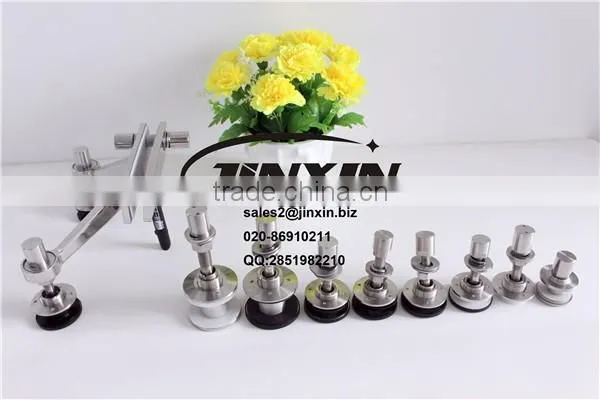 Stainless steel 90 degress K way curtain wall spider with connector(Yk-8009)