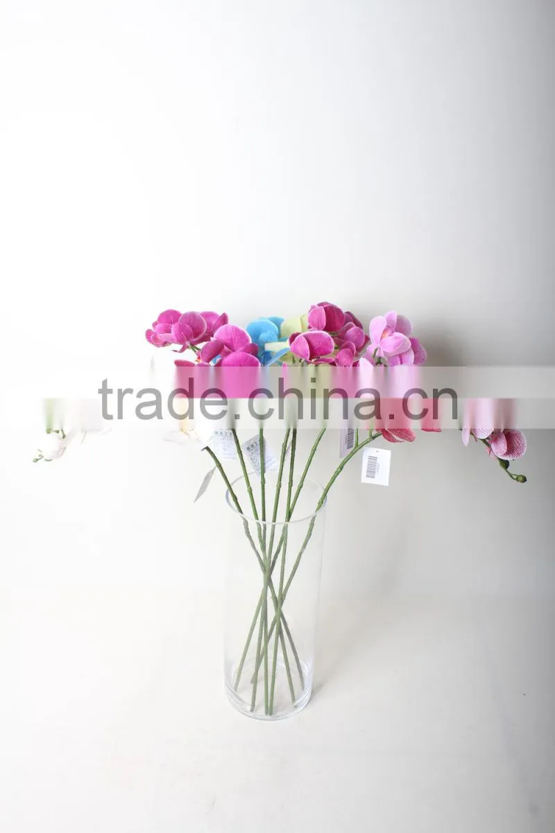 decorative PU butterfly orchid artificial butterfly orchid flowers landscaping flowers