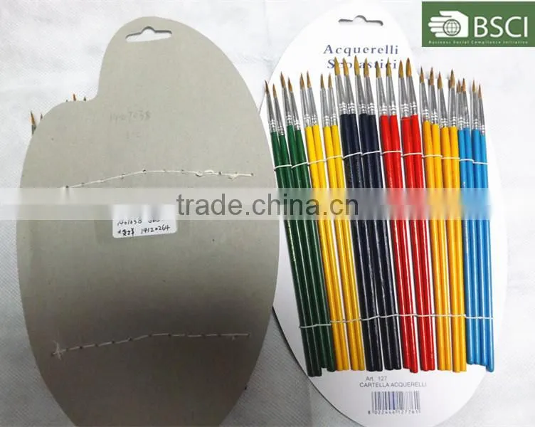 127-JDSJ 24pcs color artist brush set