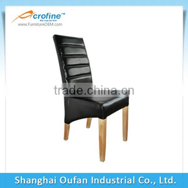 Acrofine oak dining table and leather chairs dining room sets with high quality