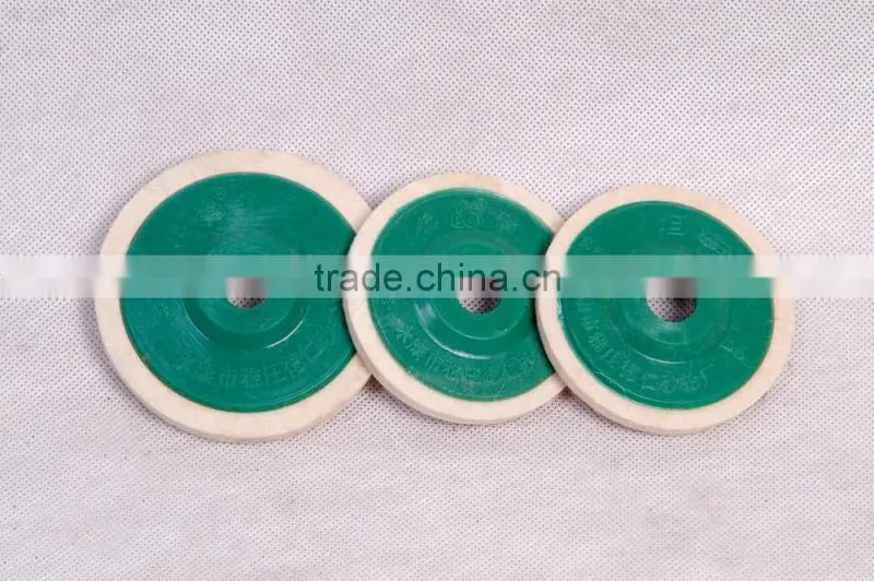 wool disc abrasive cutting wheel