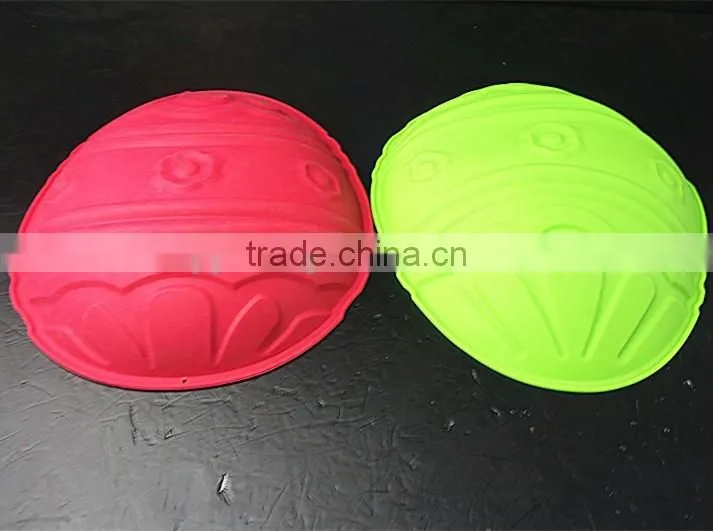 11231 color egg shaped silicone cake mold
