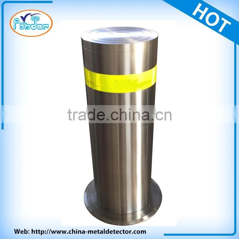 Automatic rising electronic retractable removeable bollard