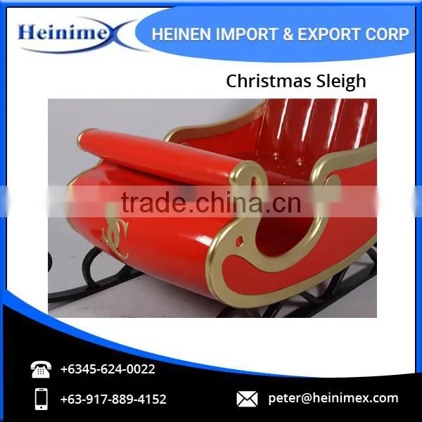 Beautiful Designed Christmas Sleigh/ Christmas Decorations