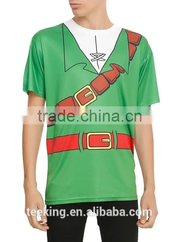 custom 100% polyester cheap sublimation t-shirt