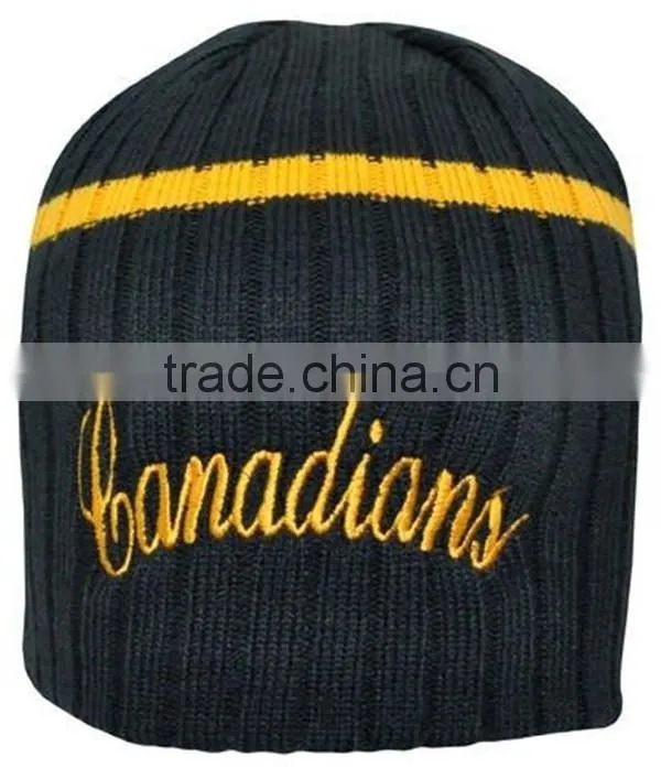 100%cotton or wool or 100%acrylic knitted caps and jacquard beanies with ball
