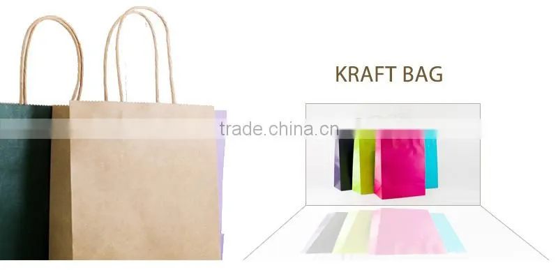 Lower Price Recycled Custom Printed Gift Paper Shopping Bag