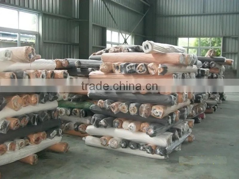 PU Artifical Leather With Nonwoven Backing For Shoes Lining Stock lots