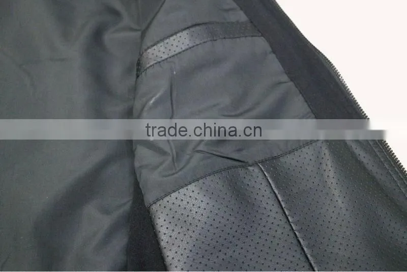 Top fashion Italian spring new design leather jacket for men