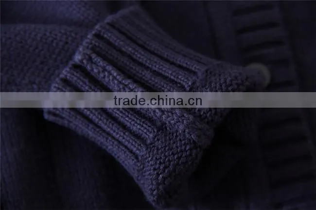 Solid black sweaters computer knitting kids girl cardigan from Duodudo Princess Chinese Sweaters Factory/manufacuters