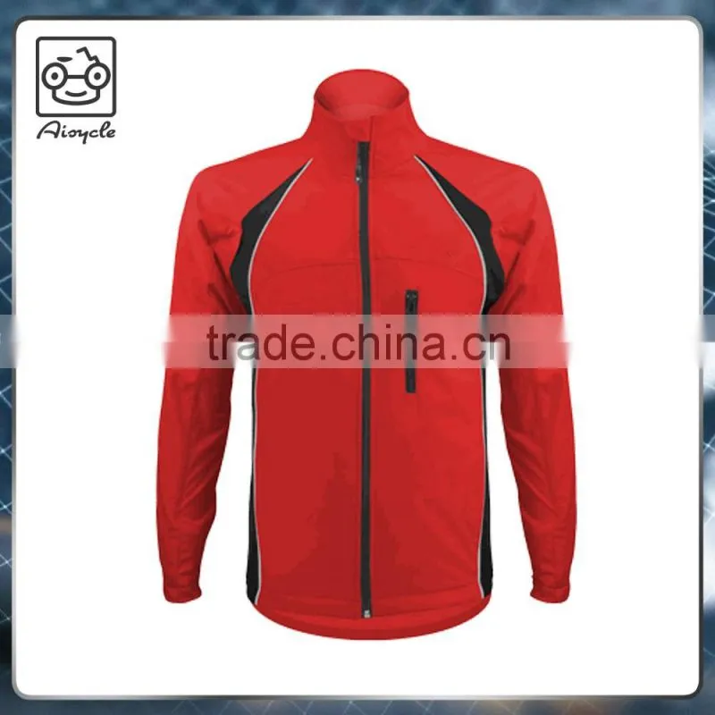 2016 big mans windproof thermal softshell cycling jacket