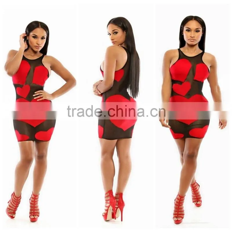 2016 Wholesale Price Fashion Red Night Evening Dress Sleeveless Long Maxi Lady Spring Summer