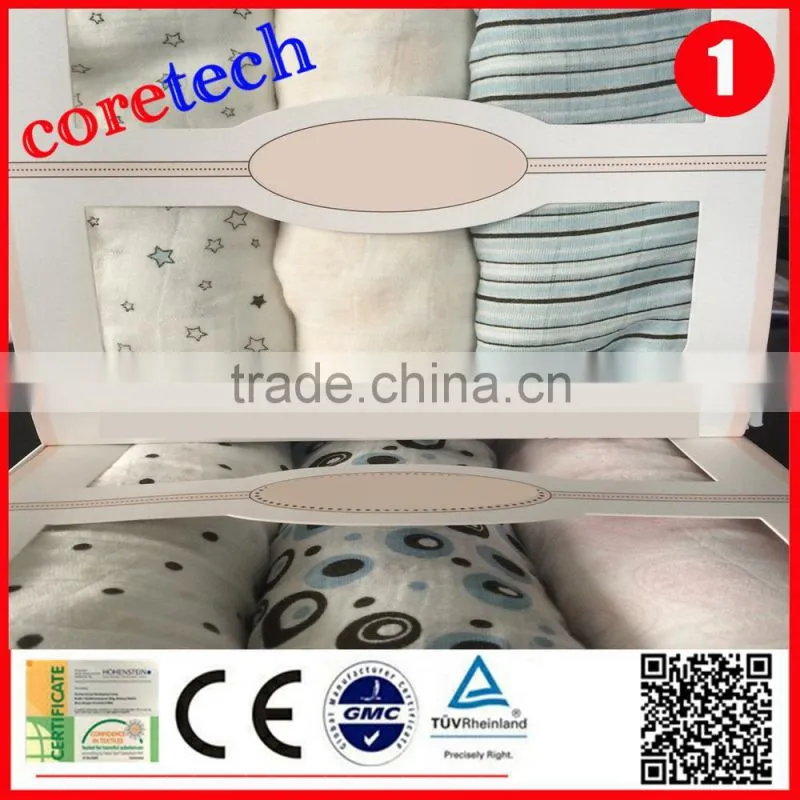 Hot sale organic muslin swaddle blanket factory