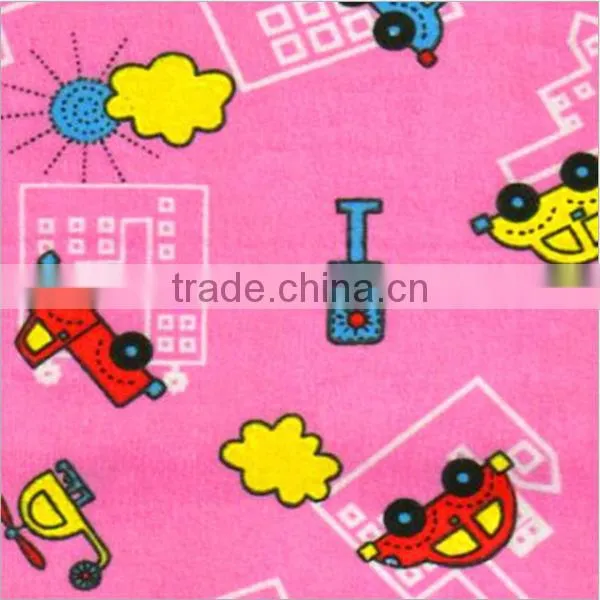 100% cotton flannel printing fabric for shirts and pajamas