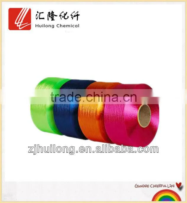 Dope dyed polyester yarn fdy twist yarn