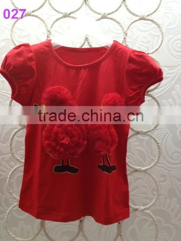 2014 new style baby cotton T shirt with bag design