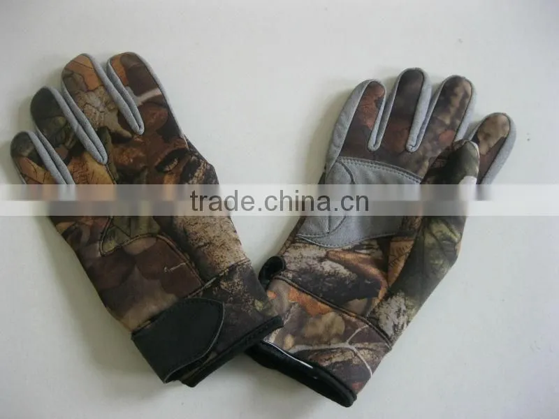 OEM Service Camo Hunting neoprene glove wholesale