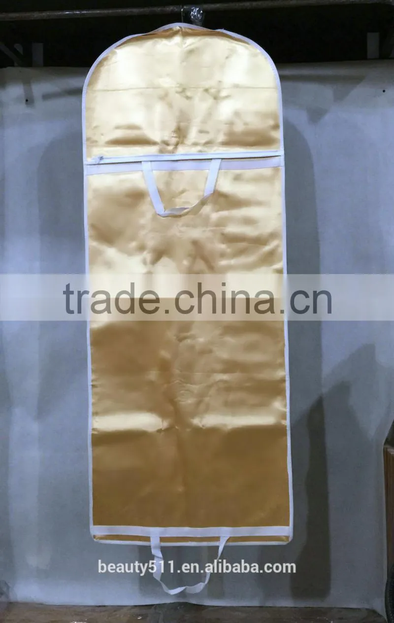 Personalised zip lock polyester 210D wedding dress garment bag wholesale WB02
