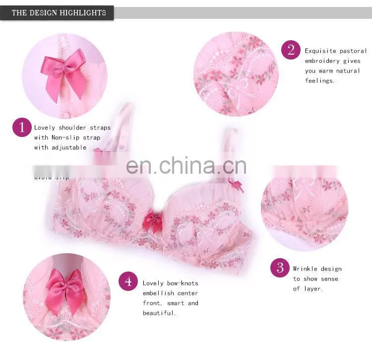 China Wholesale Custom Made Girl Brassiere Open Sex Bra