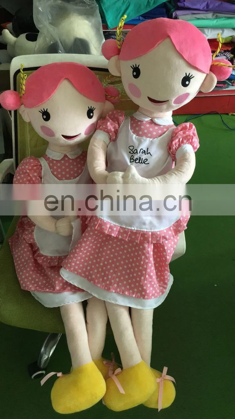 OEM order customized Sarah belle plush doll for sale