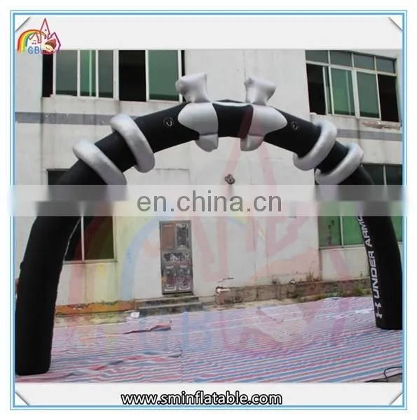 New design inflatable entrance arch,inflatable black arch for advertising,inflatable arch to rental