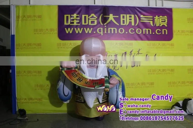 New design inflatable lion head model inflatable moving cartoon advertising product C-323